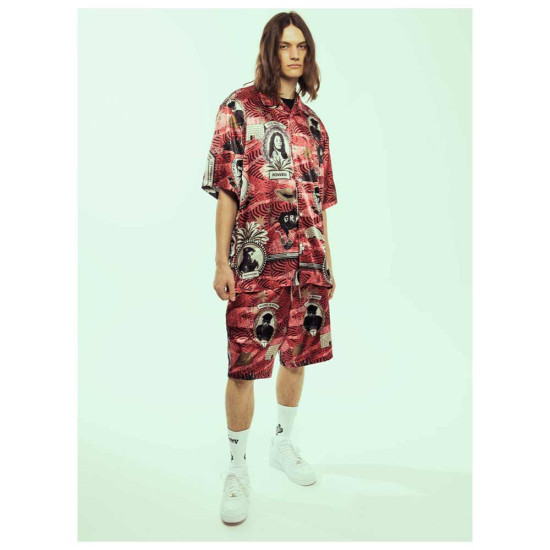 Grimey Unisex σορτς Supastar Satin Shorts